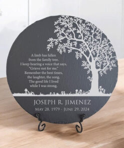 Memorial gift - Garden stone - Memorial stone - In memory o -  A limb has fallen